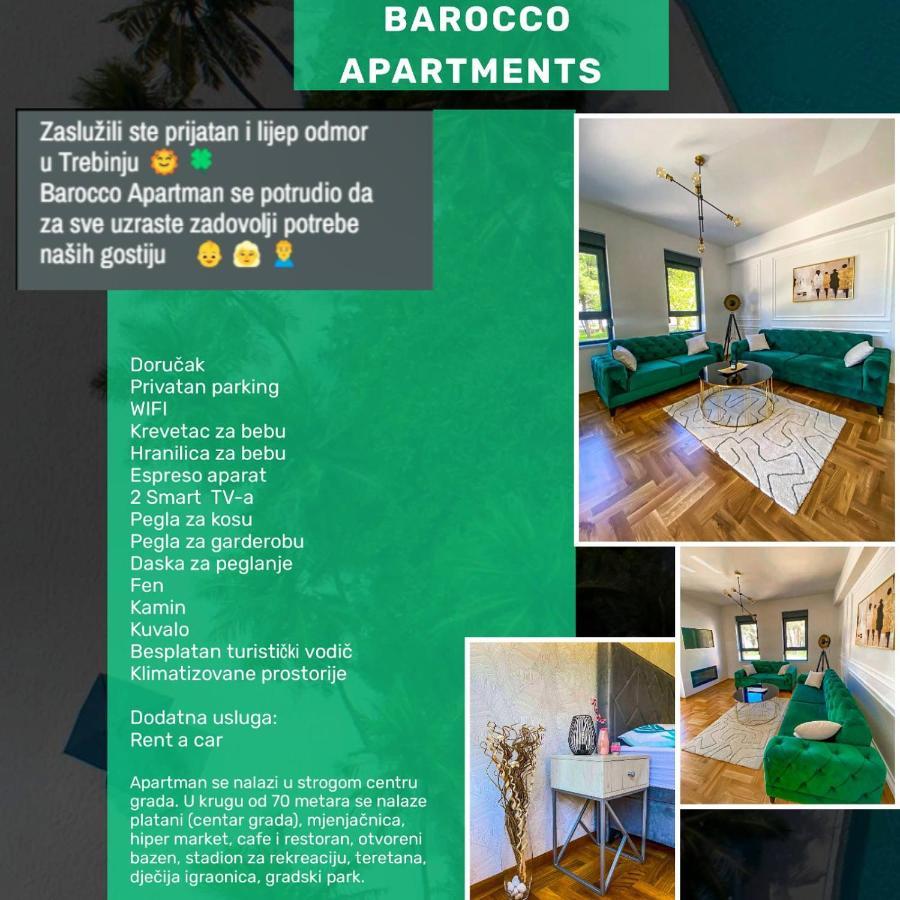 Apartman Barocco Trebinje Esterno foto